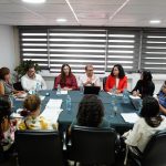 Reunión con Secretaría de las mujeres y activistas